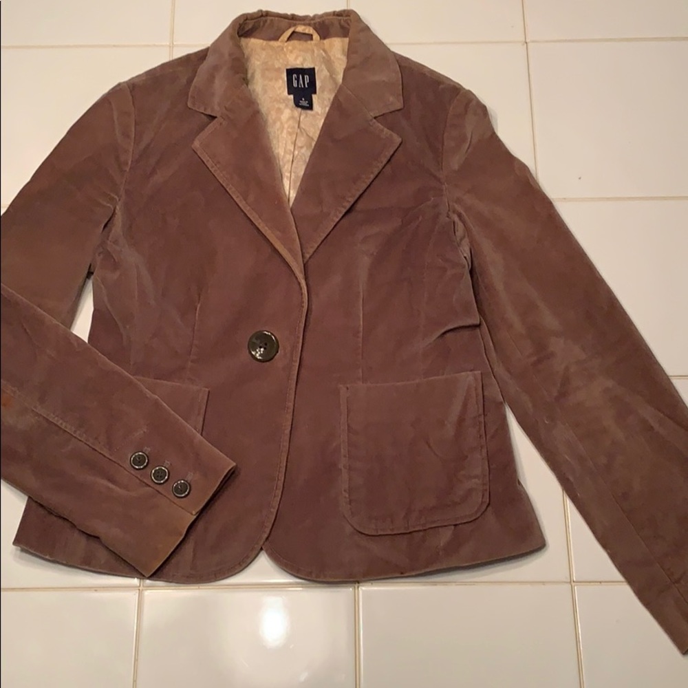 Gap velvety jacket